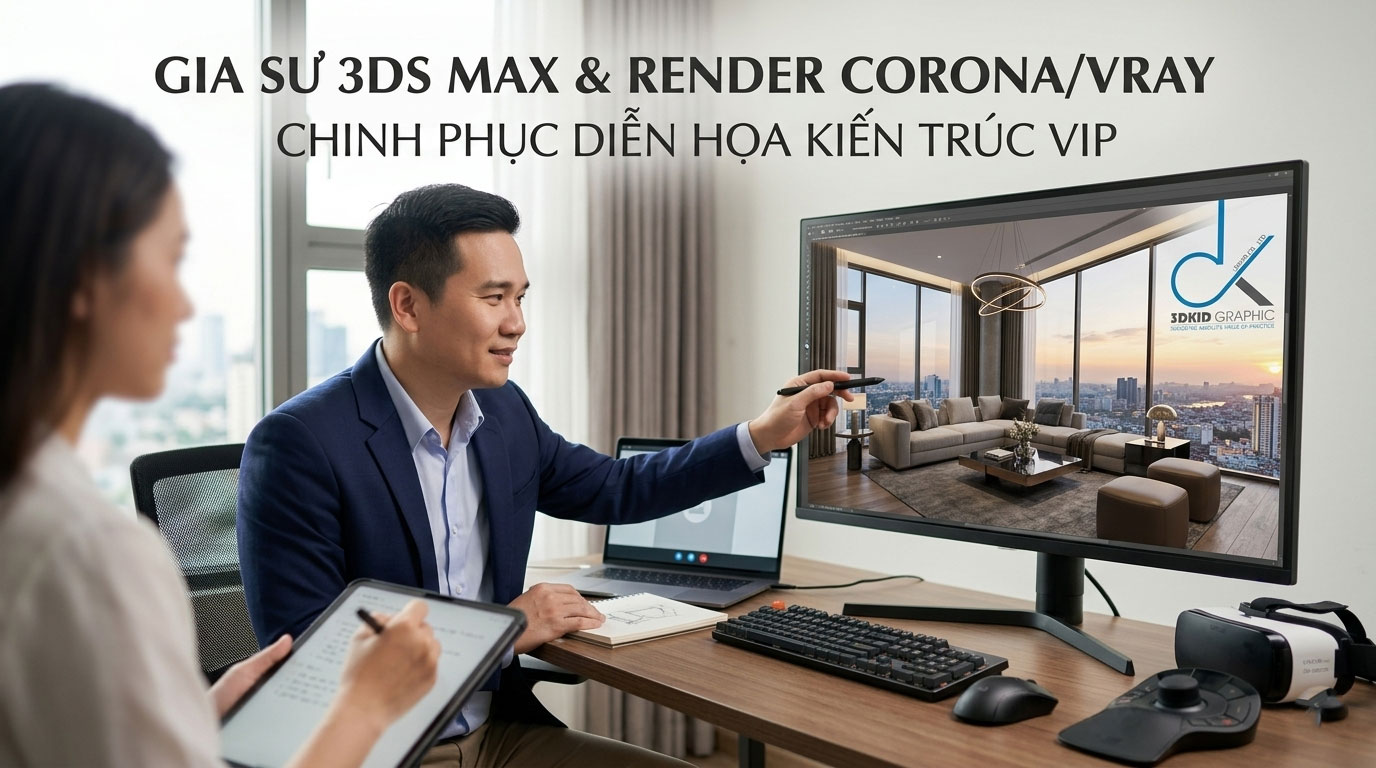 Gia sư 3ds Max & Render CoronaVray