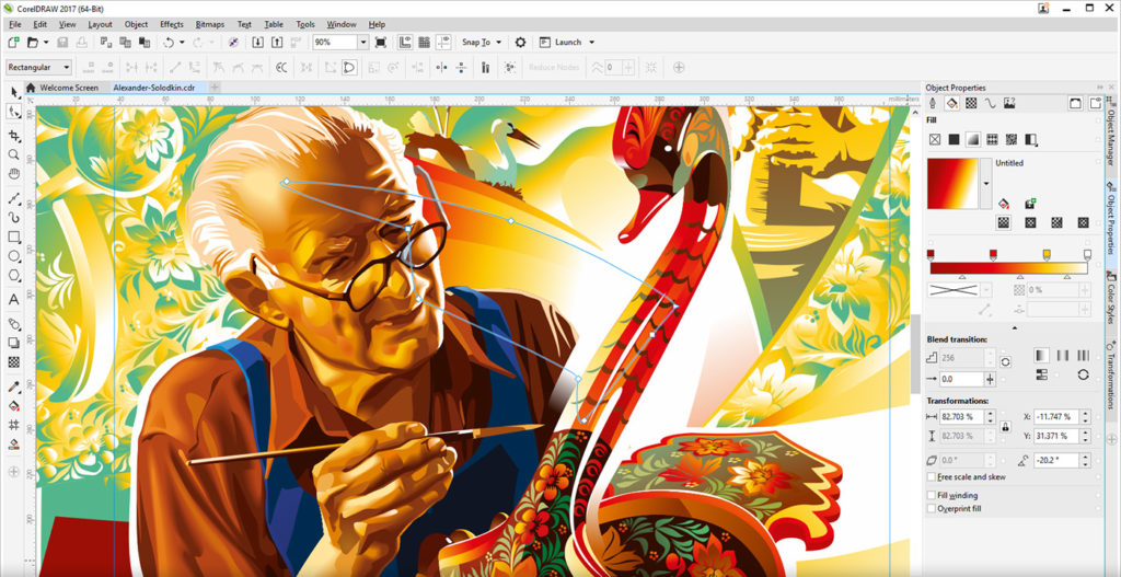 khóa học corel draw cấp tốc
