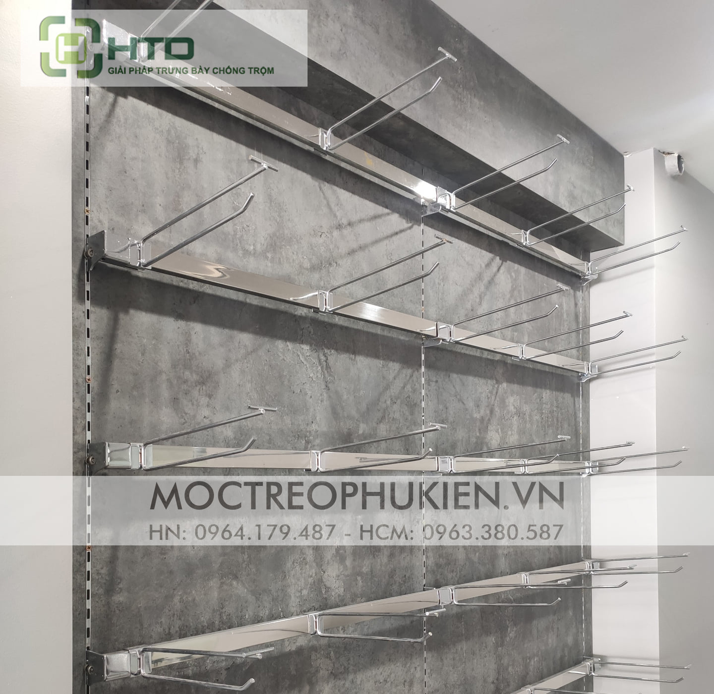 Các loại cốc đỡ thanh hộp inox giúp hoàn thiện giá kệ trưng bày