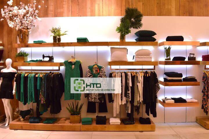 Kệ trưng bày cho shop quần áo, những lưu ý trước khi lắp đặt.