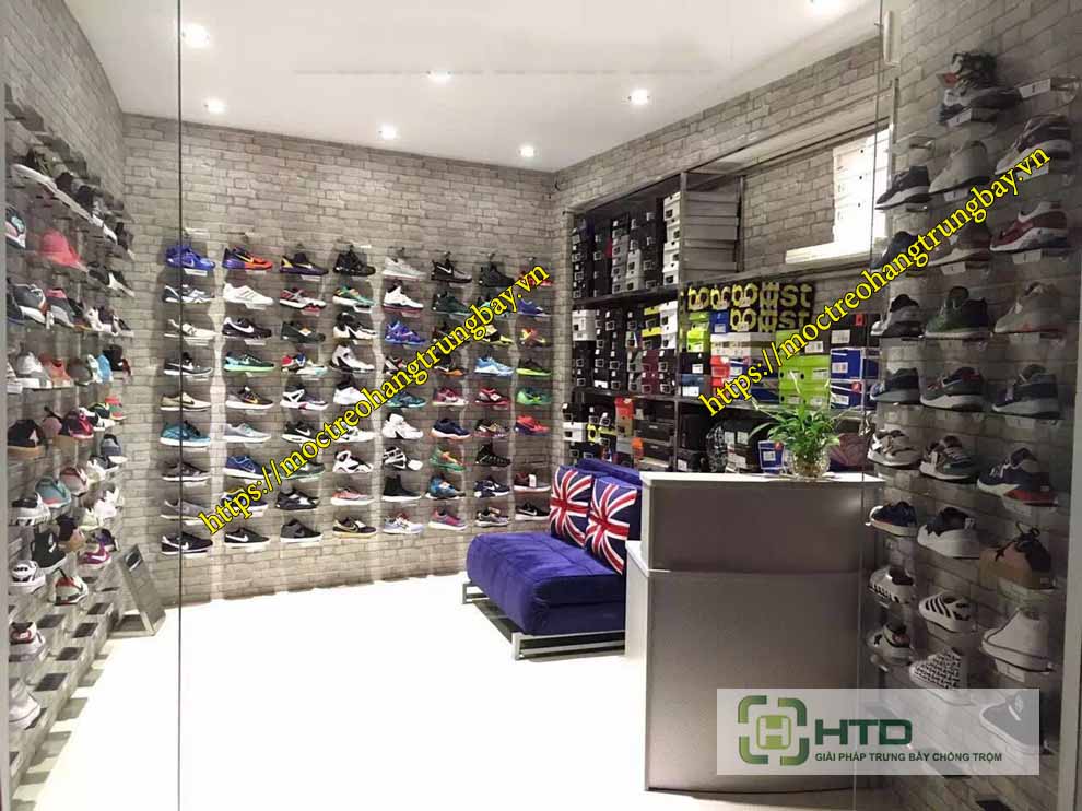Kệ trưng bày giày dép, thông số kĩ thuật chi tiết