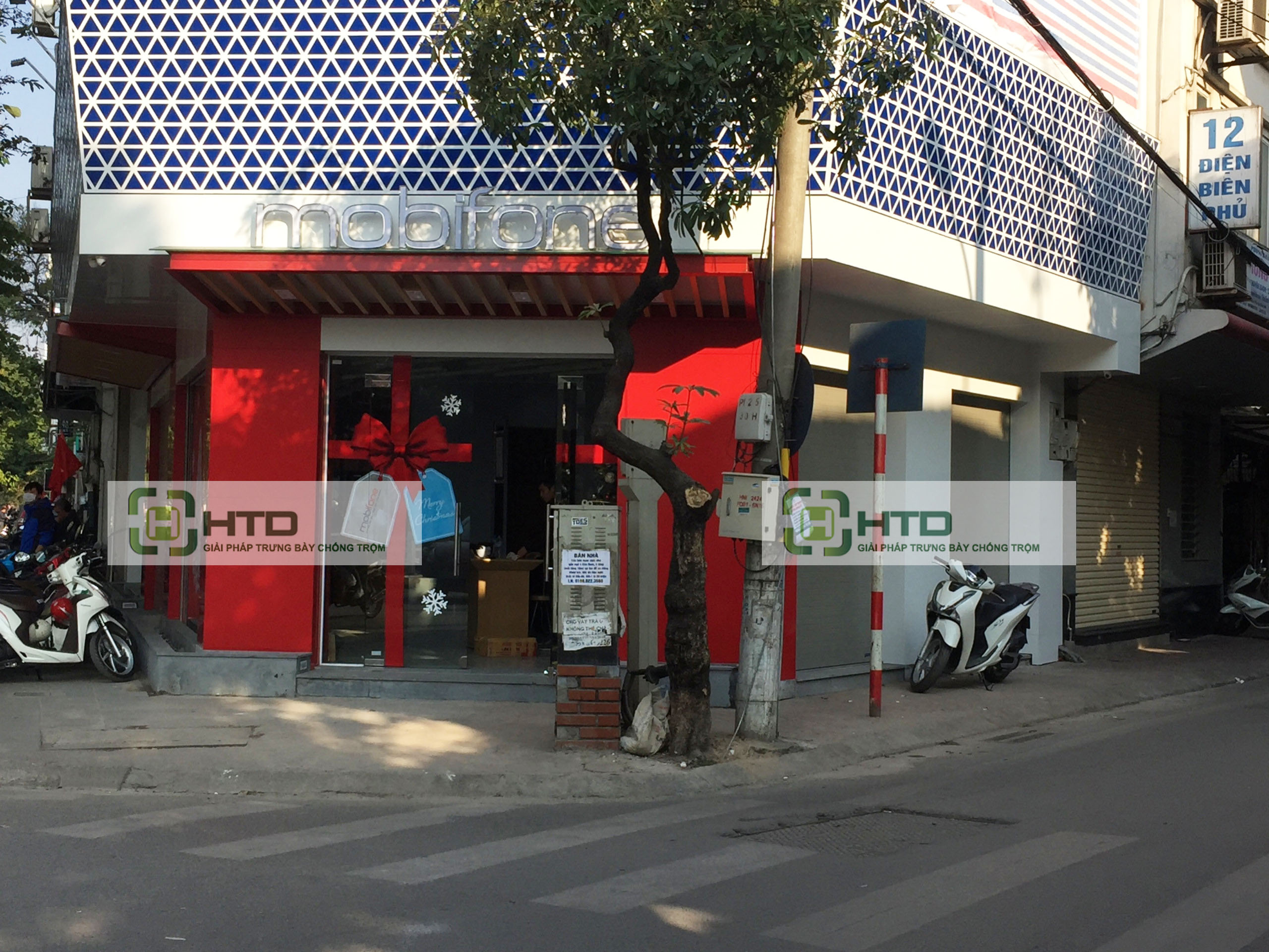 Móc treo phụ kiện - thiết bị chống trộm điện thoại tại Mobiphone Điện Biên Phủ