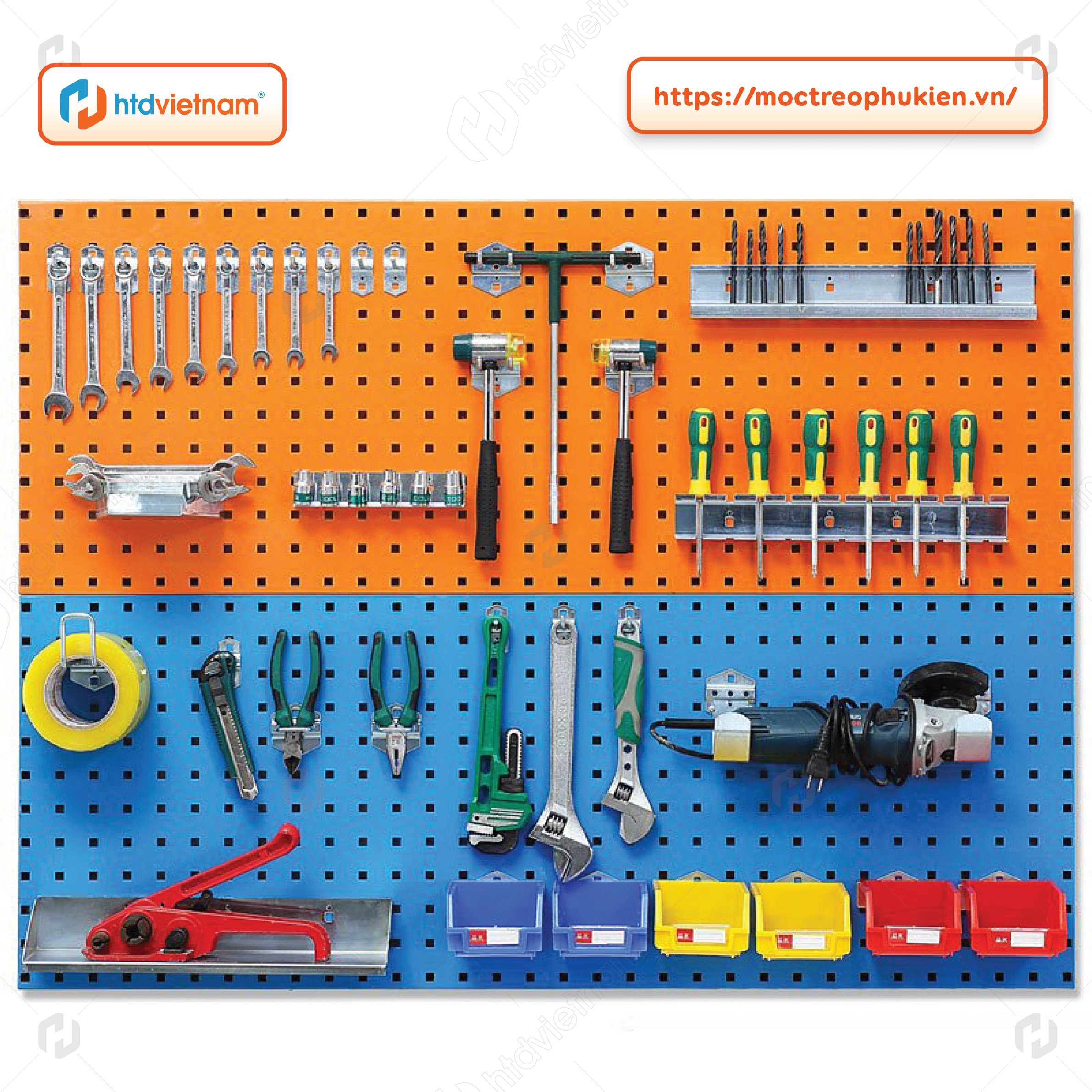 Những phương pháp sắp xếp đồ đạc, dụng cụ trong gara, xưởng sửa chữa.