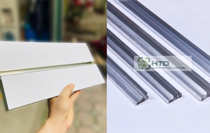 Có nên sử dụng rãnh nhôm cho vách slatwall không?