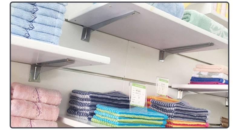 Tấm slatwall, rãnh slatwall, móc treo phụ kiện, rãnh nhôm định hình, kệ treo phụ kiện, kệ trưng bày Tay đỡ kệ trưng bày hàng
