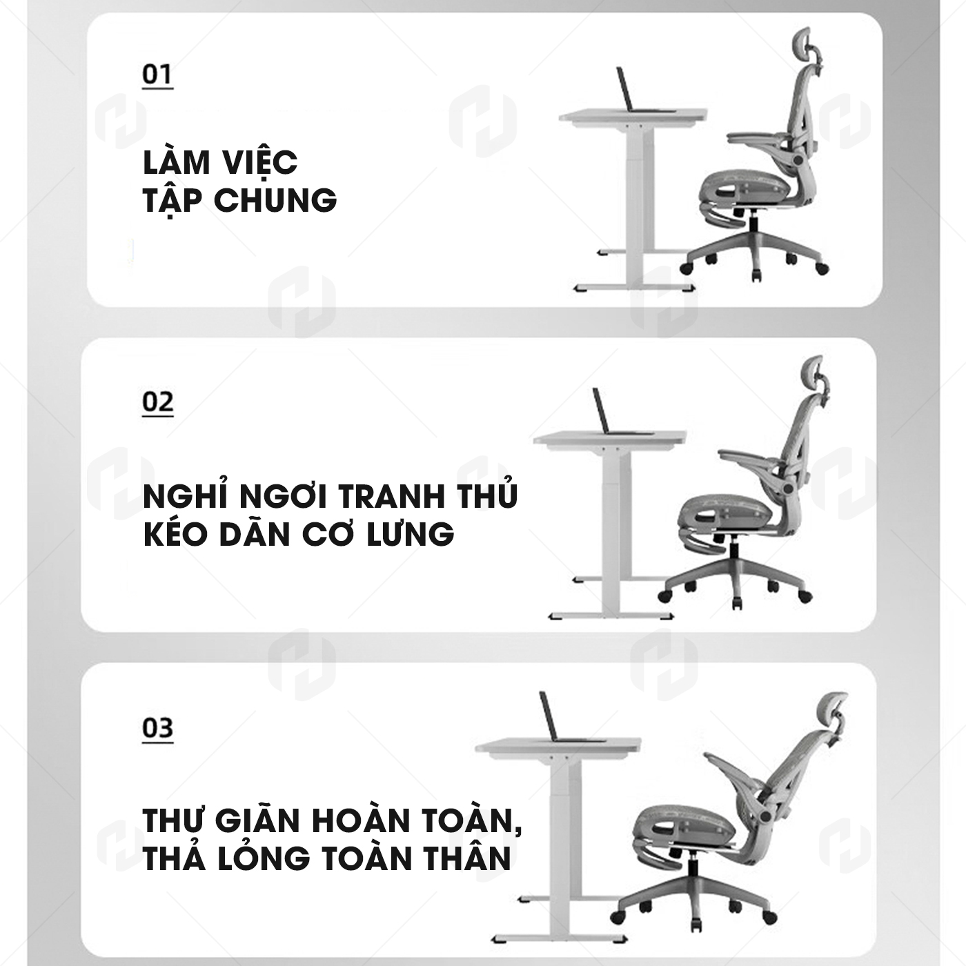 Ghế công thái học HTD-927
