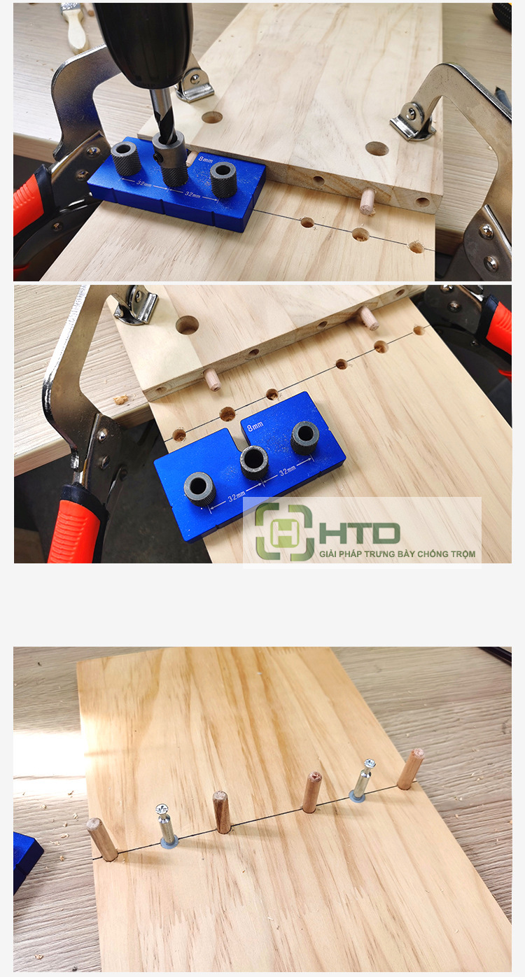 bộ cữ khoan ốc cam