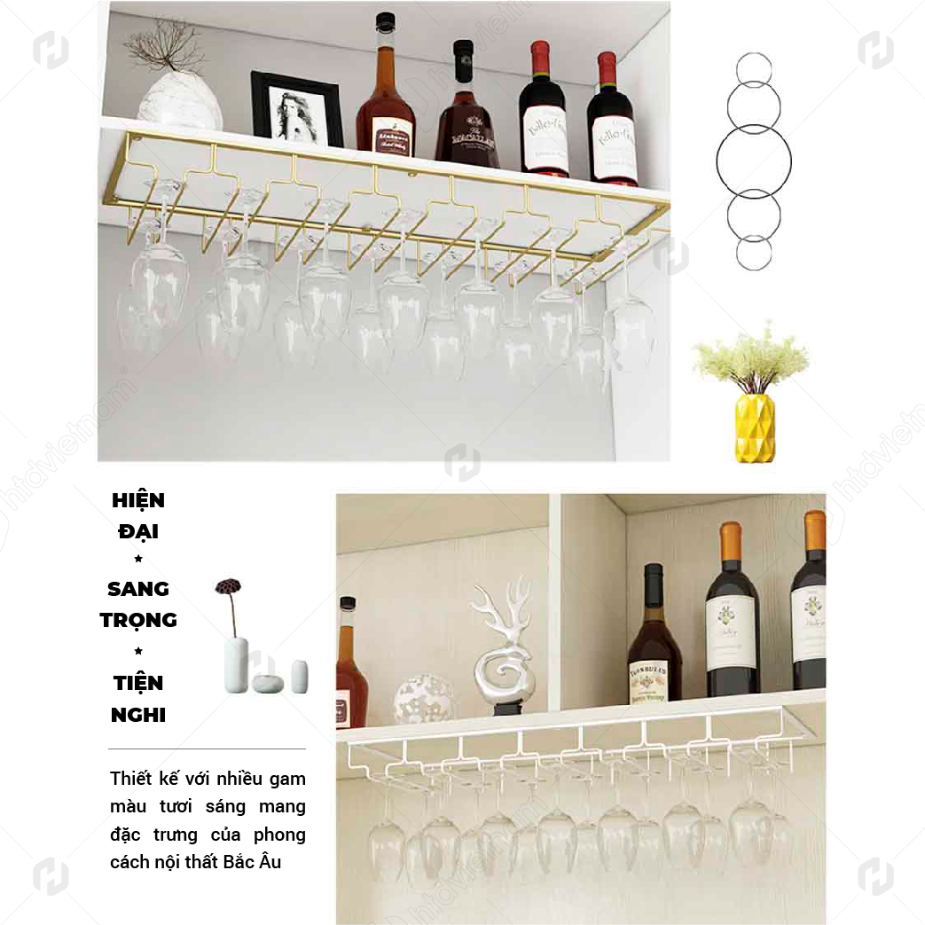 giá treo rượu vang