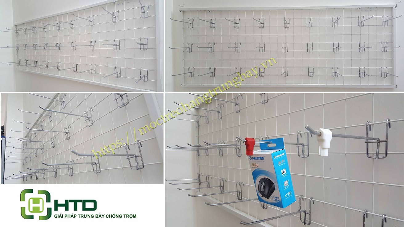 khung lưới treo hàng, treo phụ kiện