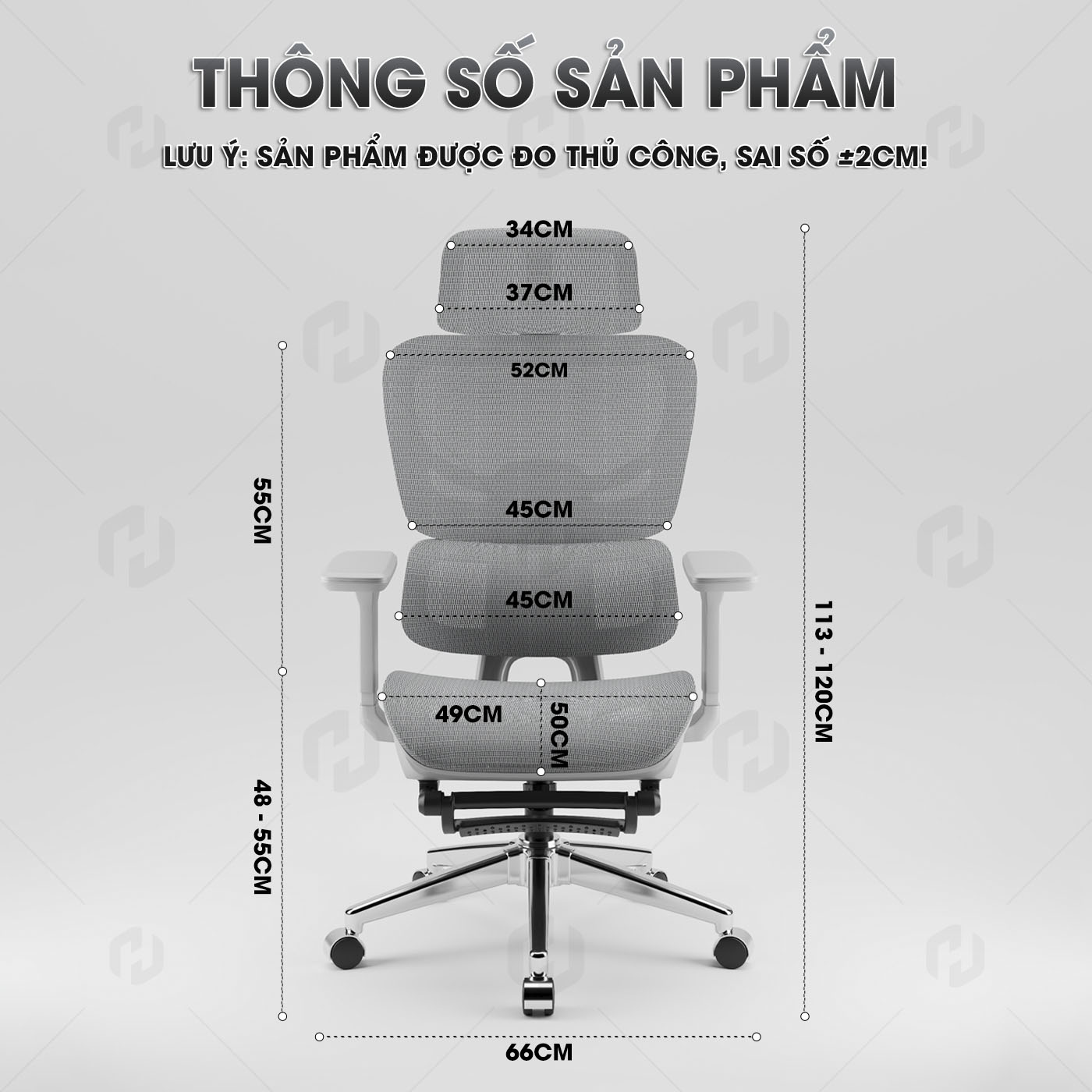 Ghế Công Thái Học HTD-909