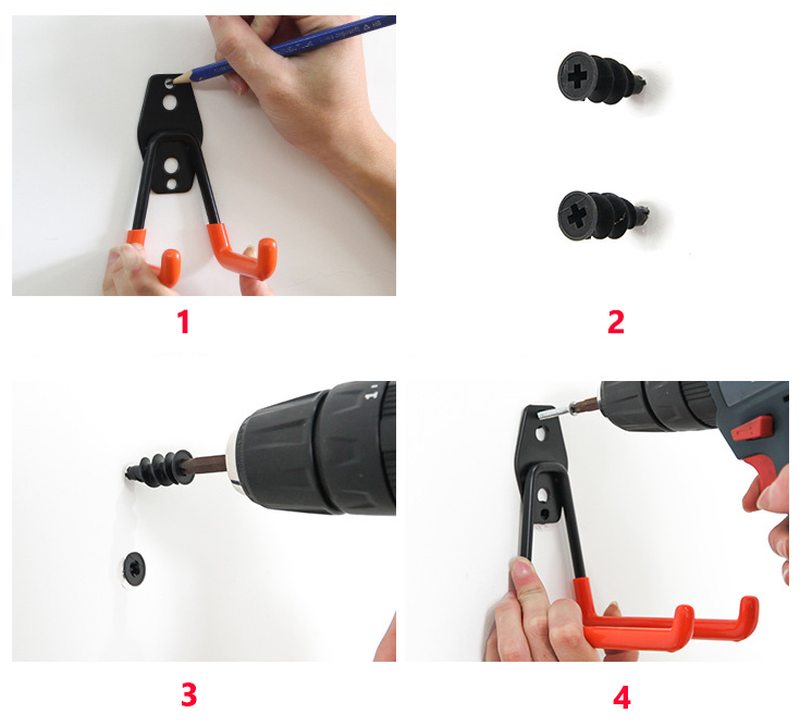 móc bắn trực tiếp lên tường
