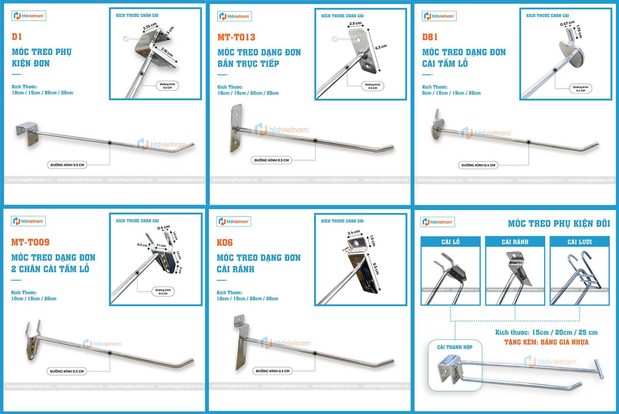 móc treo phụ kiện