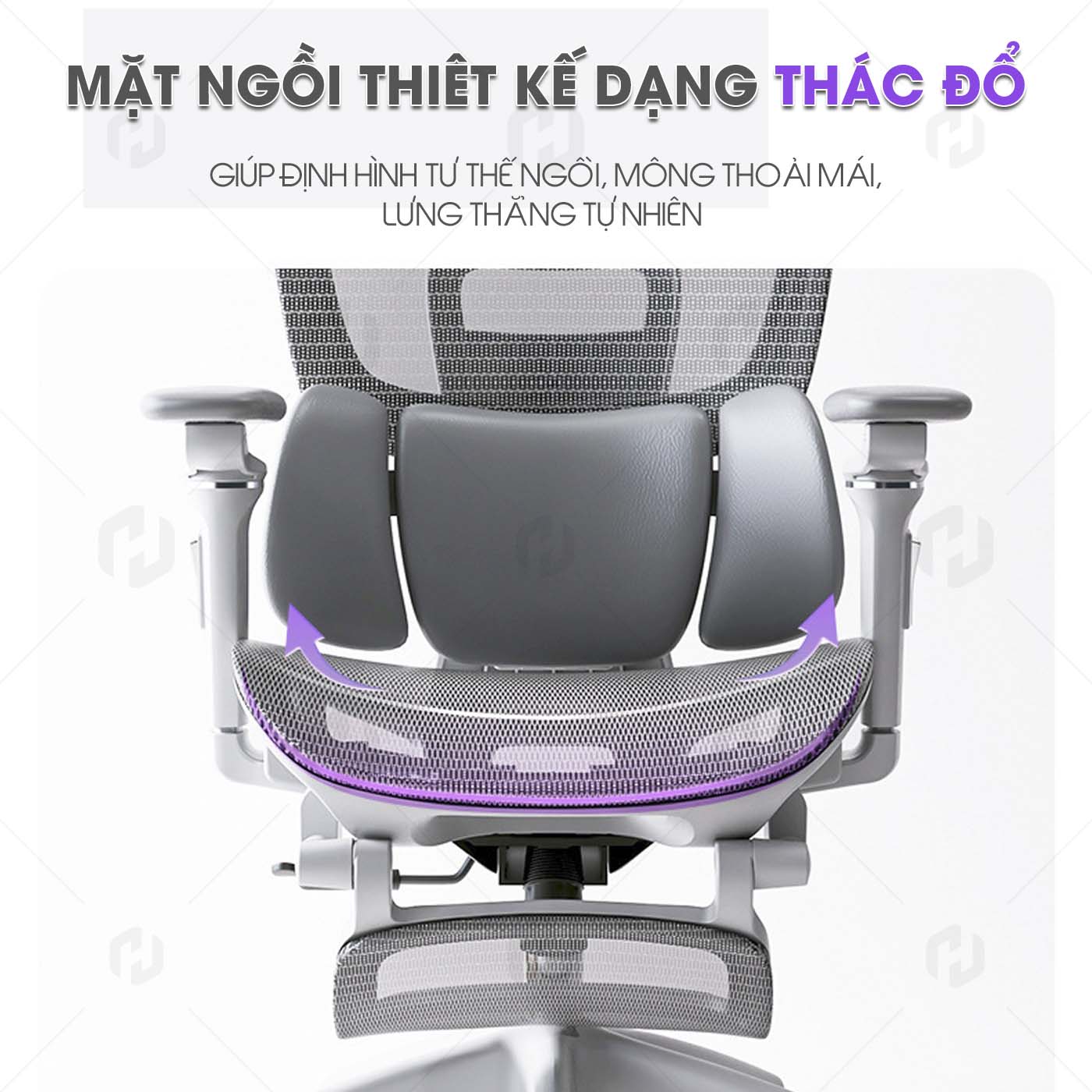 ghế công thái học HTD-X360