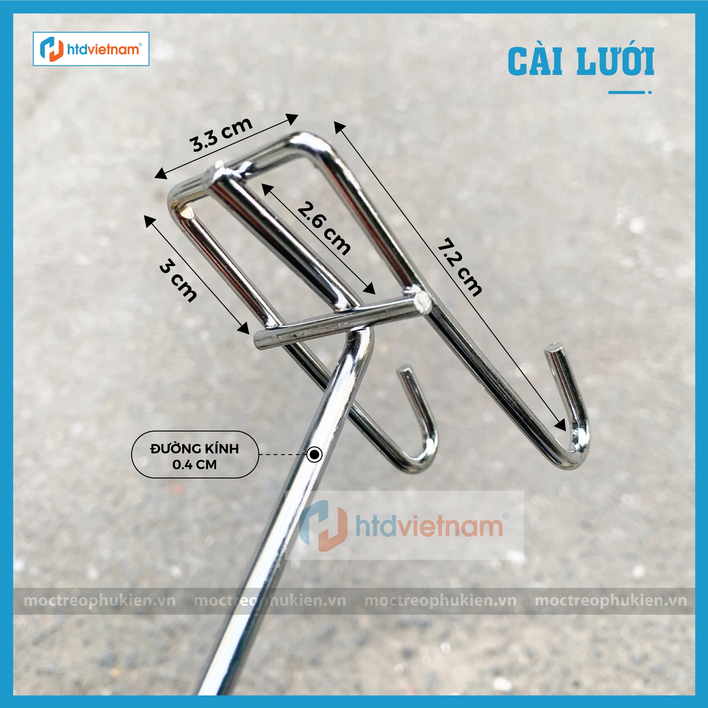 chân cài phụ kiện