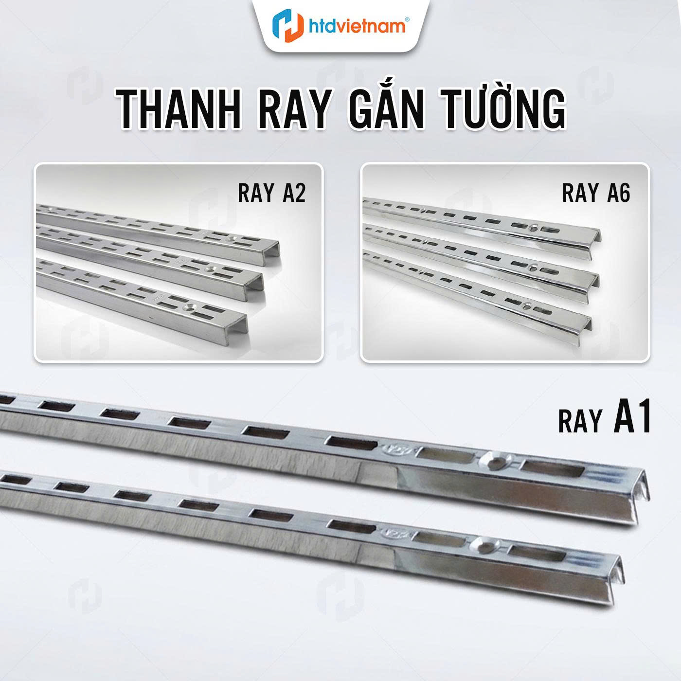 thanh ray gắn tường