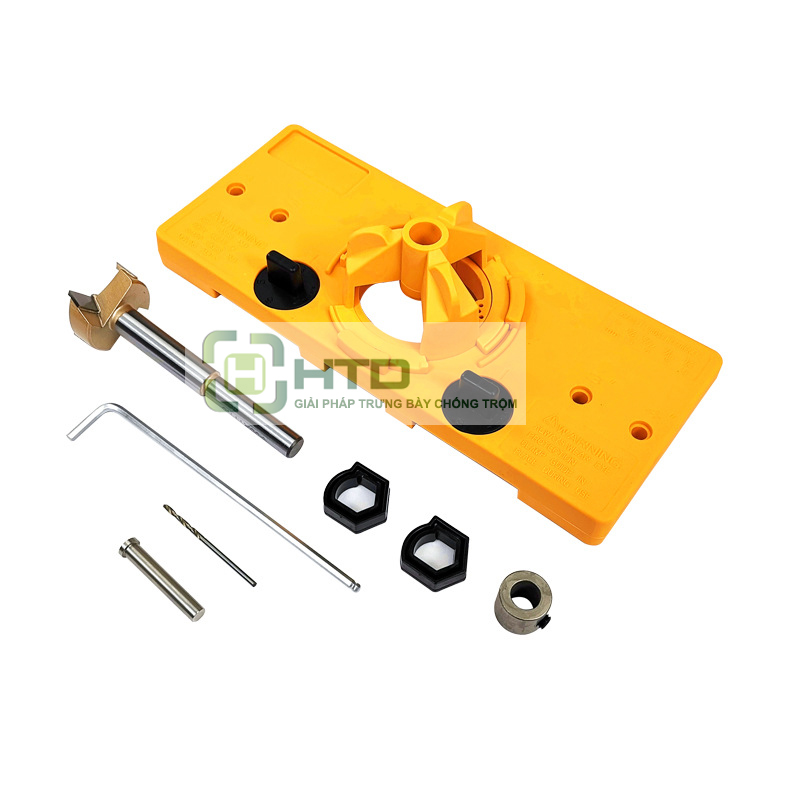 Bộ cữ khoan bản lề giảm chấn 35mm