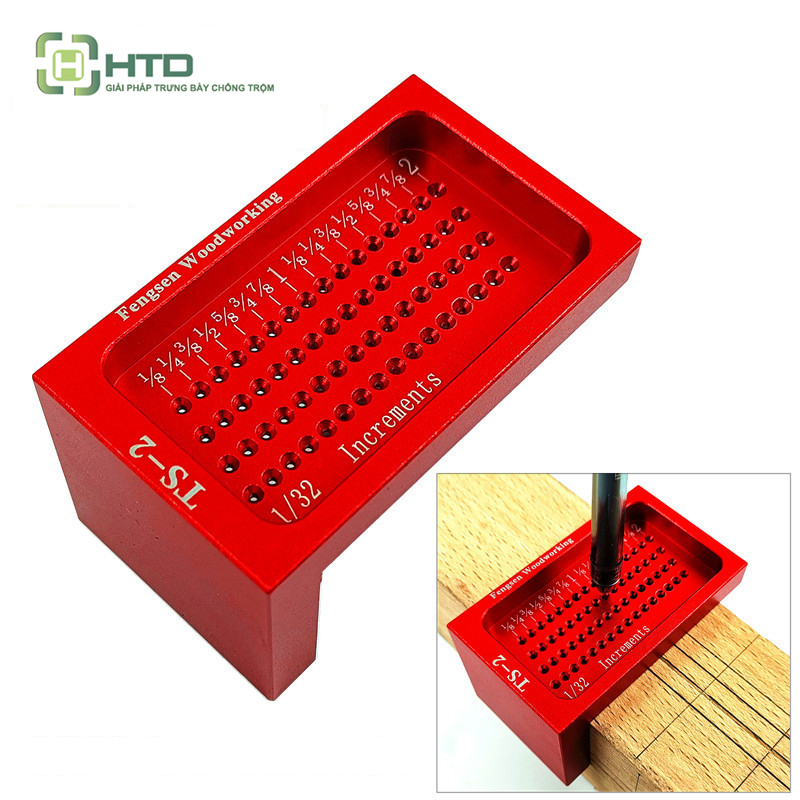 Thước đo có lỗ tròn đánh dấu