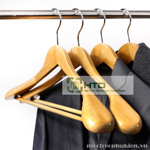 móc treo quần áo gỗ