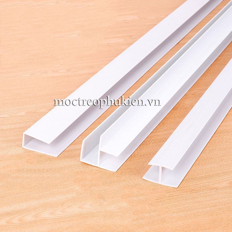 Nẹp cho tấm nhựa slatwall PVC