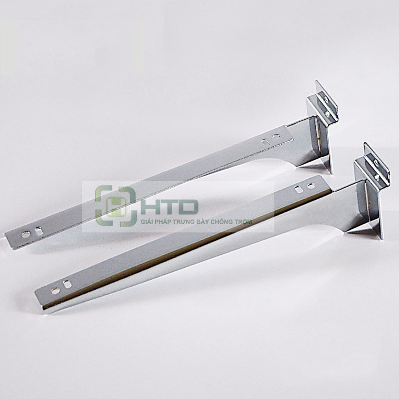 tay đỡ gỗ cài tấm slatwall