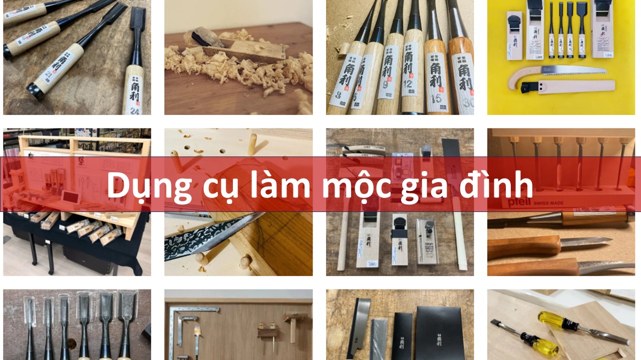 Bộ dụng cụ làm mộc gia đình