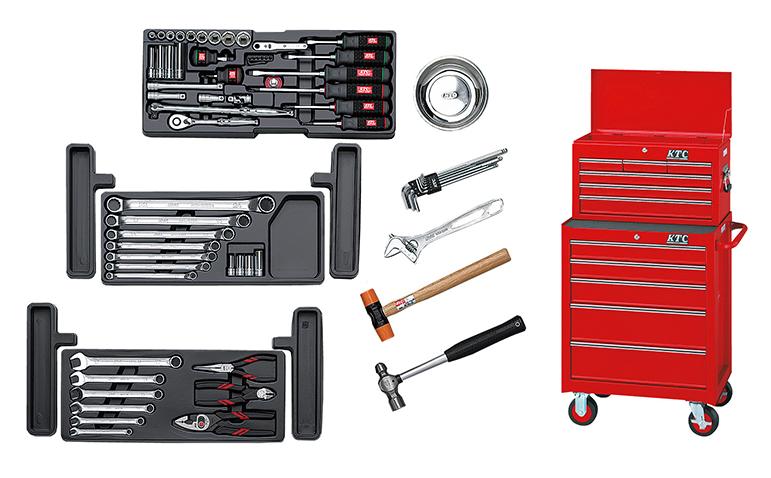Dụng cụ cầm tay KTC phù hợp với xưởng xe máy