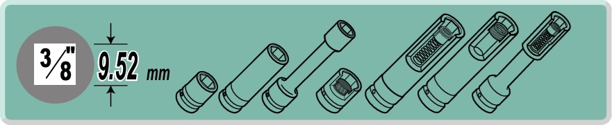 Đầu khẩu NAC 9.5, đầu khẩu cho lắp ráp, khẩu tuýp NAC Nhật