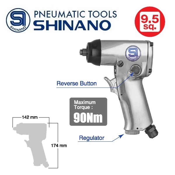 Súng vặn ốc 3/8, súng vặn ốc Shinano, SI-1355 Shinano, dụng cụ khí nén