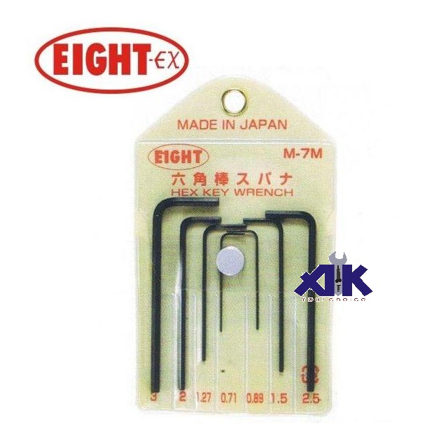 Bộ lục giác nhỏm đầu bằng, Eight M-7M, bộ lục giác mini