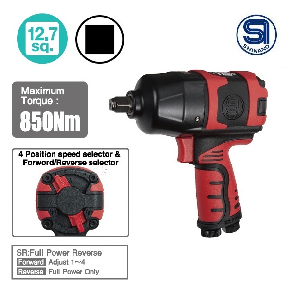 Súng vặn bu lông, súng vặn ốc, súng vặn ốc khí nén, Shinano SI-1490BSR
