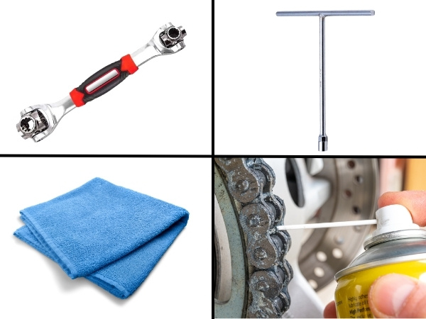 Những dụng cụ cần chuẩn bị khi tăng sên xe máy