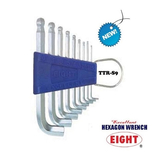 Bộ lục giác chìm Eight, bộ lục nhập khẩu, lục giác chìm TTR-S9