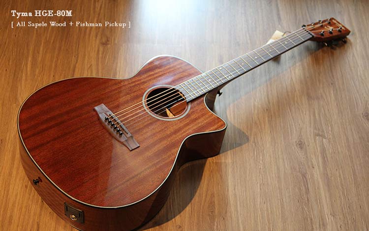 Đàn Guitar Acoustic Tyma HGE80M