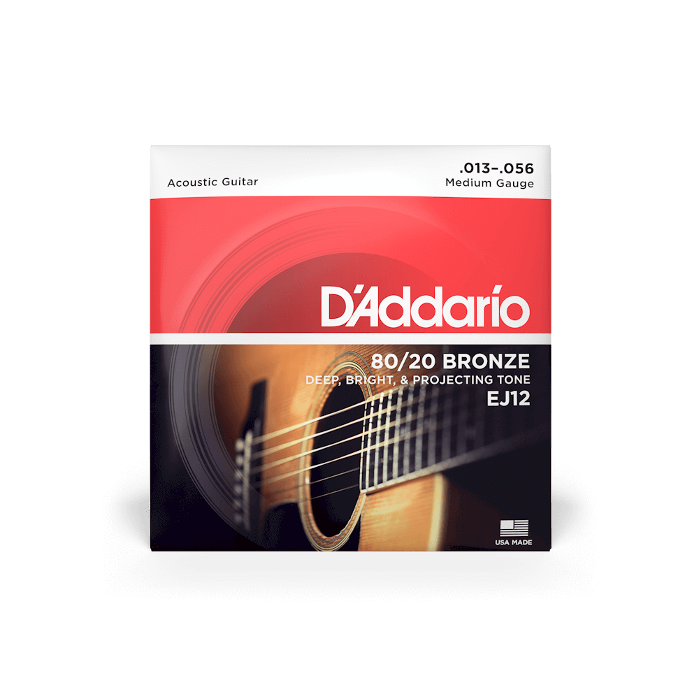 Dây Đàn Guitar Acoustic D'Addario EJ12