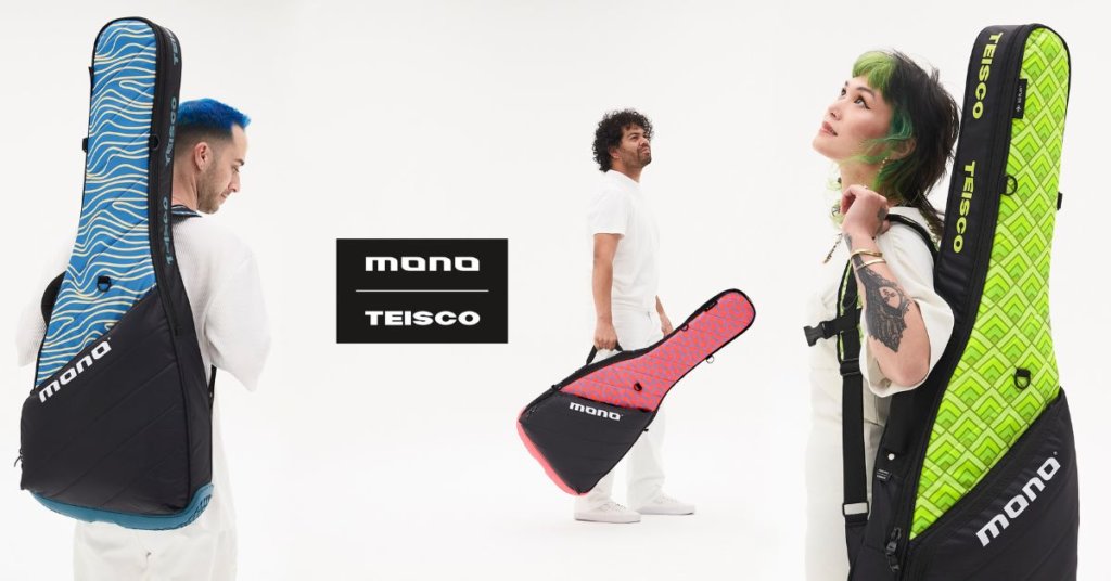 MONO x Teisco Vertigo Electric Guitar Case, Pink ピンク