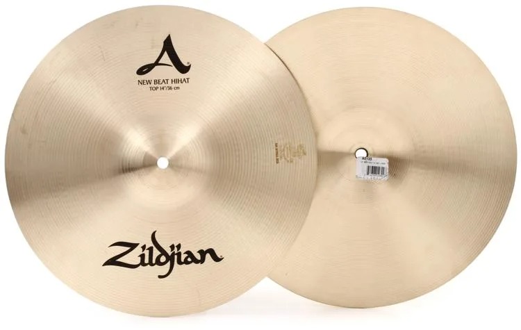 Zildjian 14 inch A Zildjian New Beat Hi-hat Cymbals