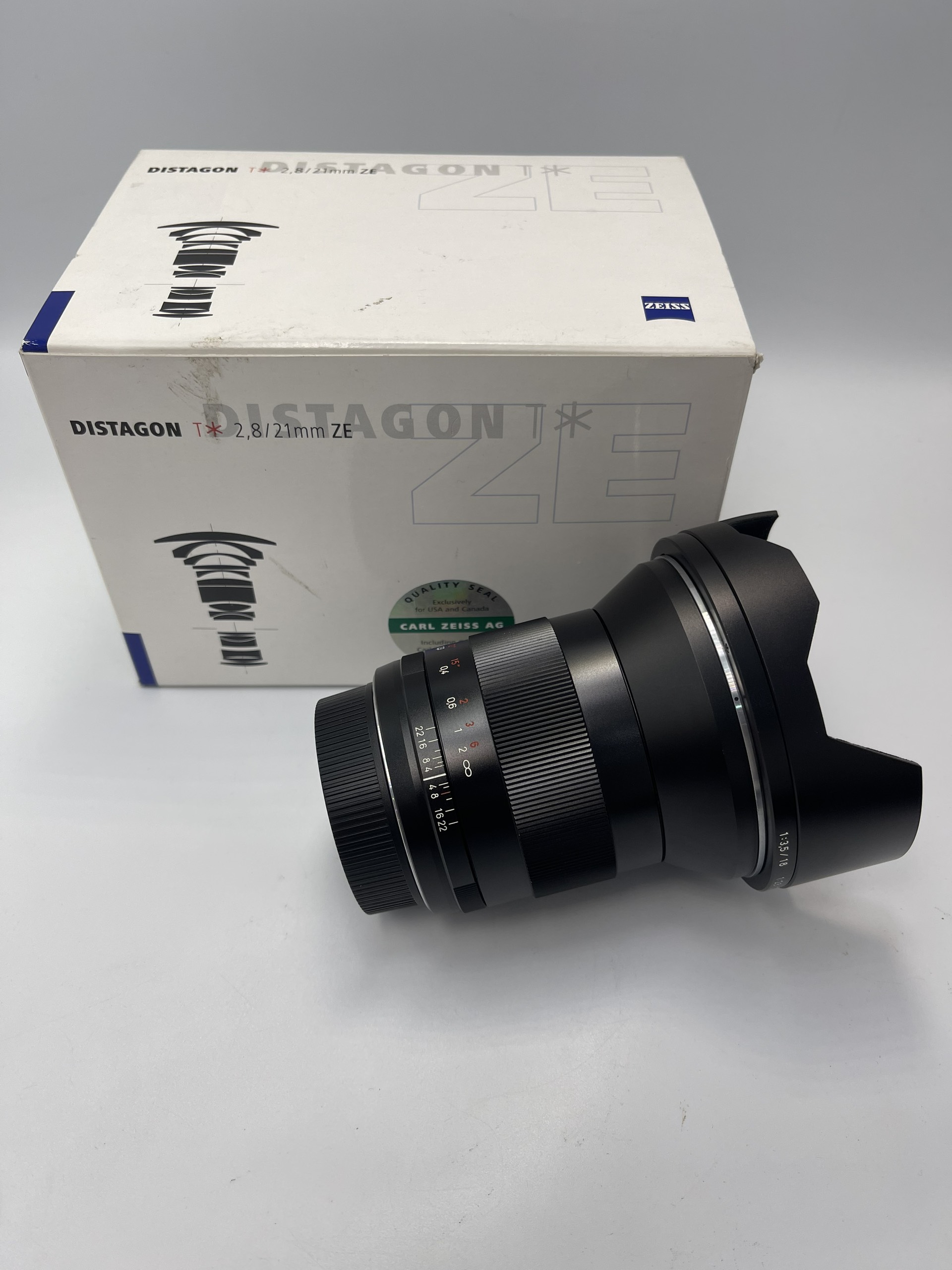 CarlZeiss Distagon 21mm F2.8 ZE for Canon (Đồ cũ)