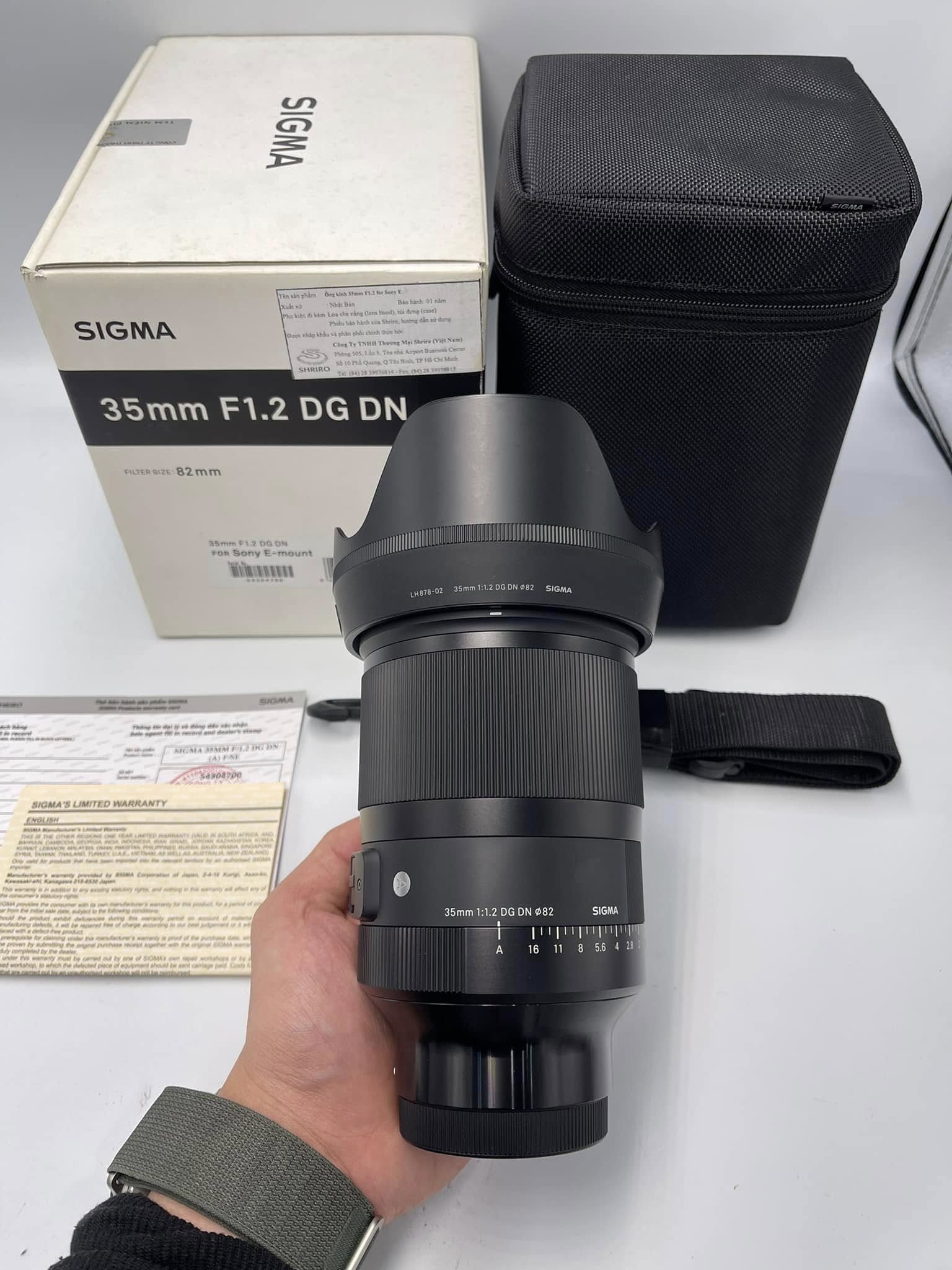 Sigma 35mm F1.2mm DG DN Art for Sony E Mount (Đồ cũ)
