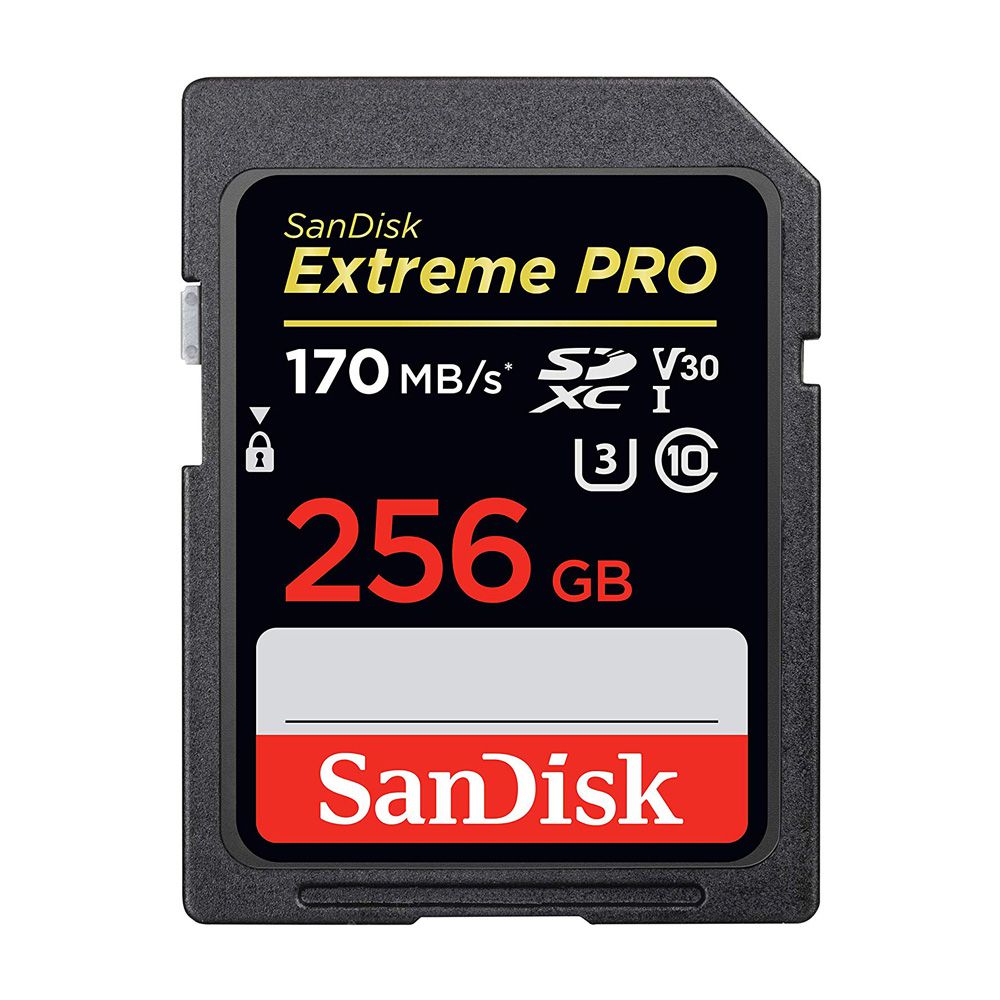 Thẻ nhớ SD Sandisk Extreme PRO 256GB 170mb/s (Chính hãng)