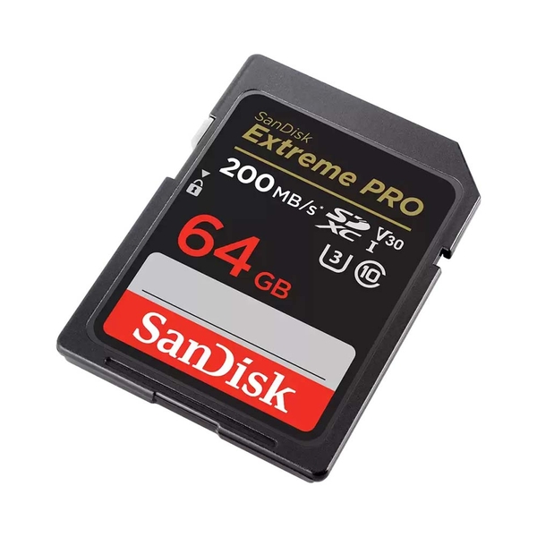 Thẻ nhớ SDXC Sandisk Extreme PRO 64GB 200mb/s (Chính hãng)