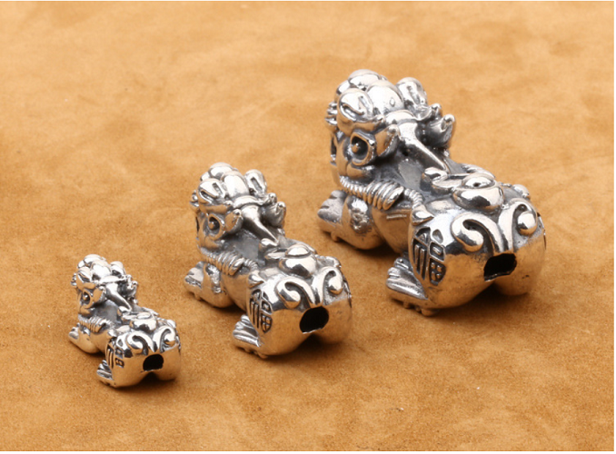 Charm Bạc Thái Tỳ Hưu May Mắn - PKB61​​​​​​​2