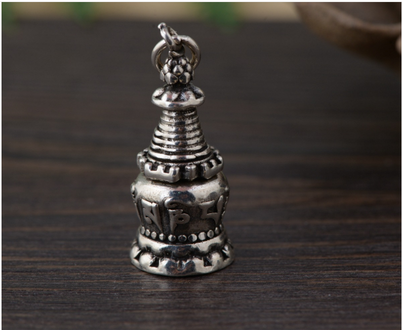 Mặt Dây Chuyền Om Mani Padme Hum Tây Tạng - DC450