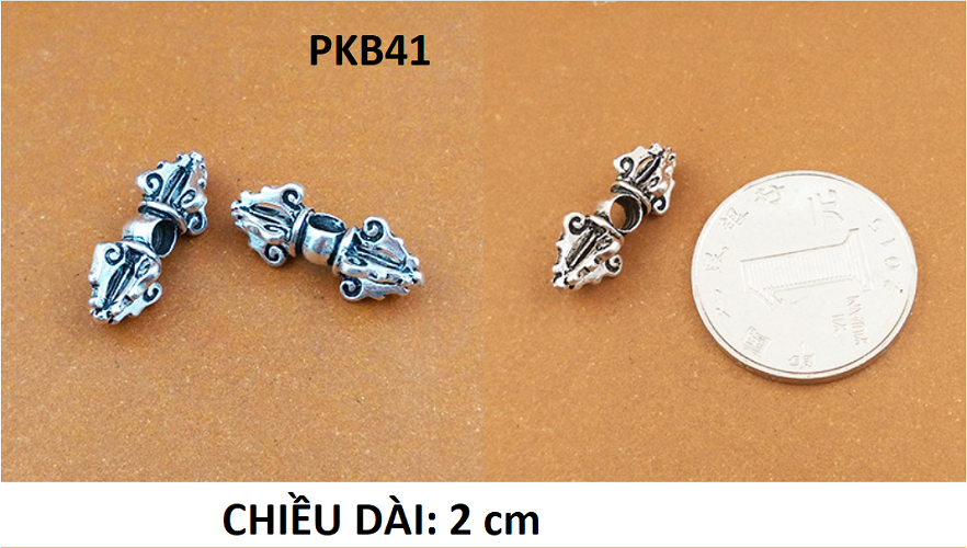 PHỤ KIỆN CHARM BẠC CHÙY KIM CANG - PKB41