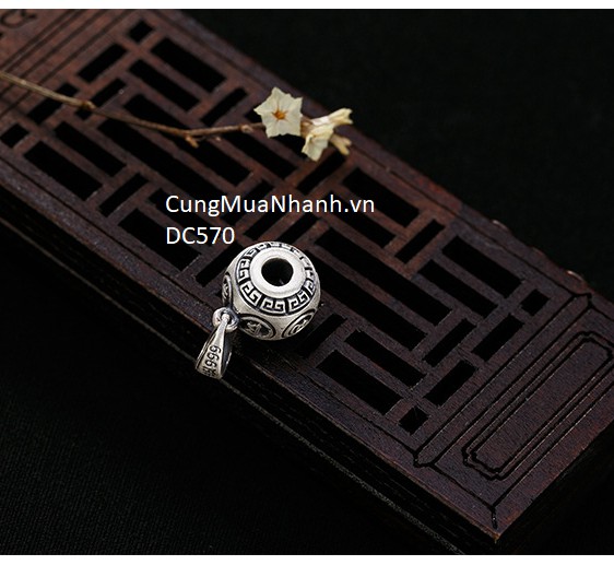 Mặt Châu Khắc Om MaNi Padme Hum - DC570