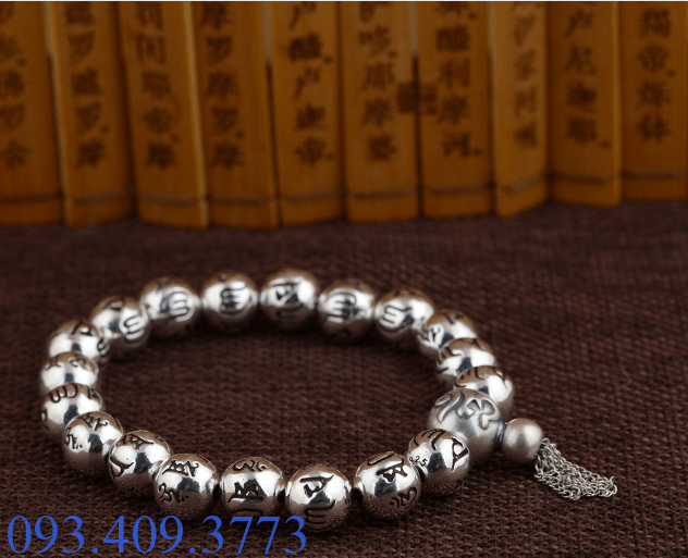 LẮC TAY OM MANI PADME HUM TÂY TẠNG - LT107