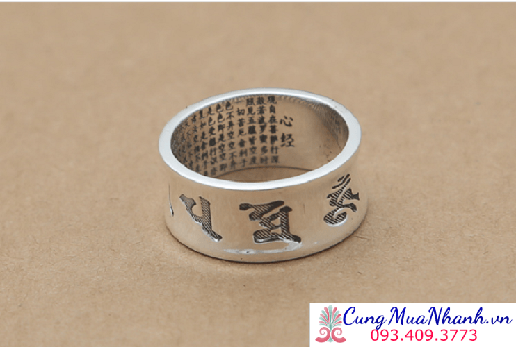 : Nhẫn Khắc Om Mani Padme Hum Tây Tạng - NH184