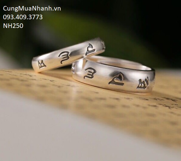 NHẪN KHẮC OM MANI PADME HUM - NH250