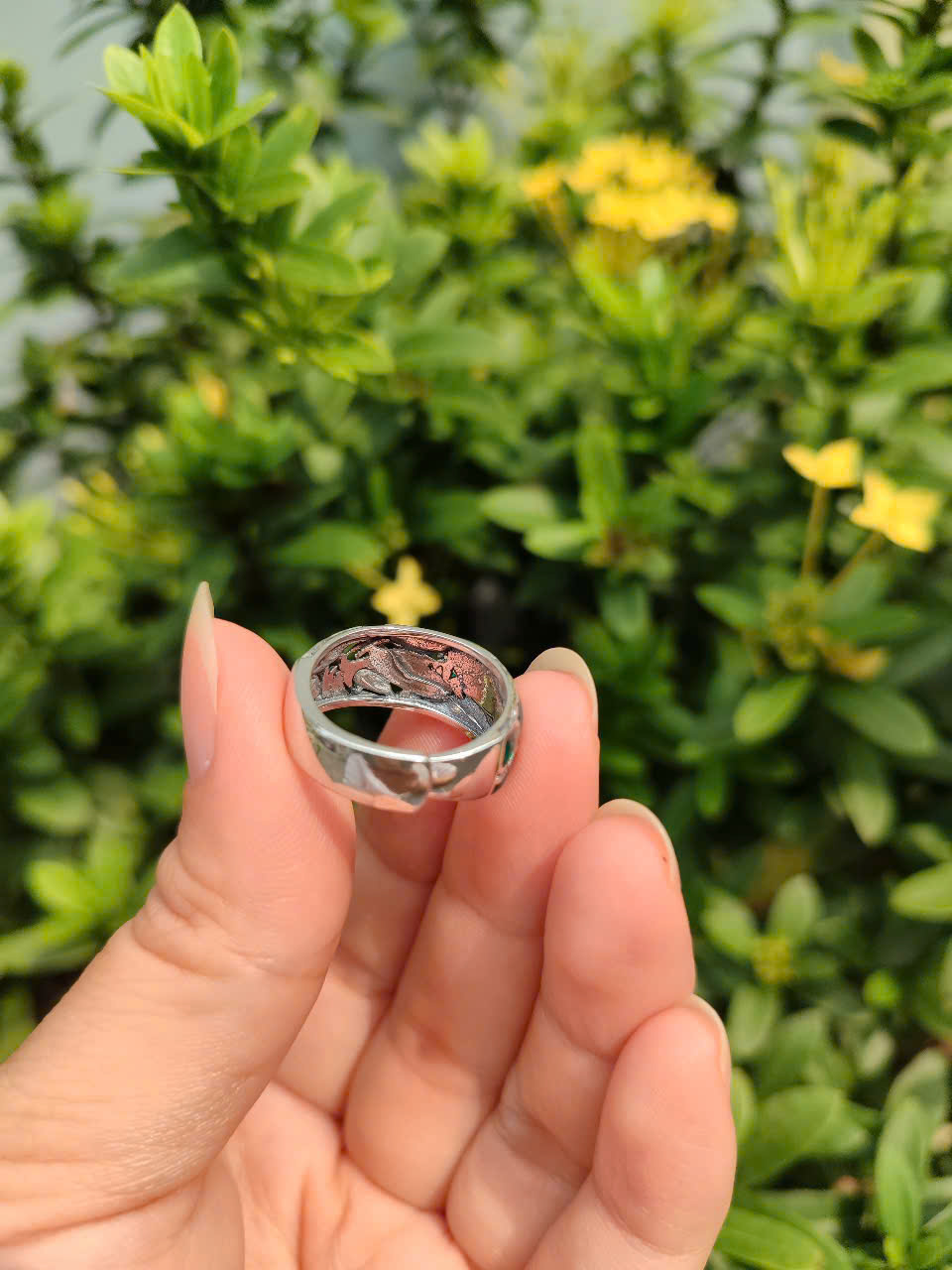 NHẪN SONG NGƯ XANH - NH261