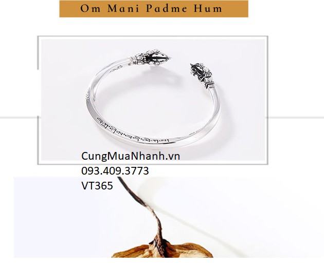 Vòng Tay Chùy Kim Cang - Lục Tự - VT365