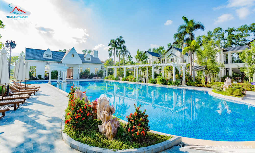 Tắm khoáng Thanh Thủy - Resort khoáng nóng  chất lượng cao